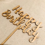 happy birthday ケーキトッパー
