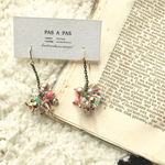 線香花火ピアス(カラフルタイプ)