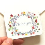 大きめThank you シール 6枚セット 