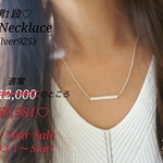 ♥️NewYearSale♥️バーネックレス(Silver)