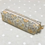 リバティ ペンケース ポーチ フェリシテ  イエロー