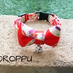 赤手まりの猫ちゃん首輪