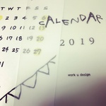カレンダー 2019