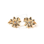 ERG-796-MG【2個入り】サンフラワーイヤリング/ネジバネ,Sunflower Clip-On Earring