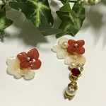 紫陽花イヤーカフ