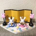 樹脂粘土 うさぎ雛