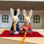 うさぎさんお雛様