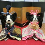 パピヨンのひな人形3