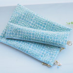 ◇◆Special Price◆◇　LIBERTY　Sleeping Rose　スリーピングローズ　ブルー系　クリアポケットポーチ　Ａ５サイズ　&　ペンケースセット