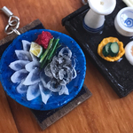 再再再販　ふぐ刺しと日本酒のセット   ピアス