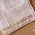 汗取りパット　HAVE A　GOOD　DAY　ｐ水玉