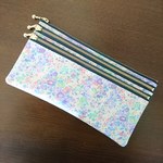 リバティ やりくり財布 三連ファスナー