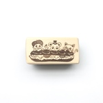 BIGバゲットサンドの消しゴムはんこ