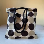   2way●dot bag● mix黒