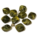 【8個】marble Acrylbeads＊アクリルビーズ