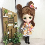 ミディ用 　クマ帽子セット　ブラウン