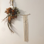 【再販】(Q)マクラメ・タペストリー・weaving（ウィービング）・壁掛け飾り