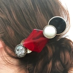 ハンドメイド ♡ヘアクリップNo.59