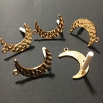 ６個　ポスト付き　カン付き　ゴールドパーツ　ゴールド　パーツ　素材　材料　金具　メタルパーツ　ピアス　イヤリング　アクセサリー　資材　チャーム