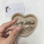 【New】2点のみ！かすみ草 バレッタ