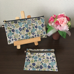 ★お買い得2点セット★ ラミネート 大小フラットポーチ  No.8