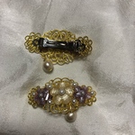 ドールサイズ・お花のバレッタ