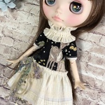 1131 Night sky story B ワンピース Blythe ブライス アウトフィット