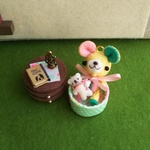 小さなフエルトのくまちゃん（お休み前のセット）