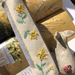 ⭐️felt de patchwork⭐️筒型ペンケース