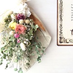 バラとラナンキュラスのスワッグ＊garden