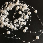 パールチェーン ホワイト パールシャワー