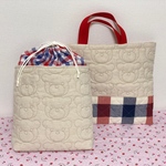春のSALE【くま🧸柄】入園バッグ２点セット