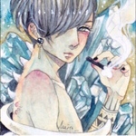 暗がりの中に(原画)