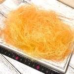 オーロララメ付き❣️ビタミンカラージュートファイバーアレンジ加工❣️ハーバリウム花材プリザーブドフラワー