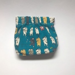 吊るしネコのバネ口ポーチ