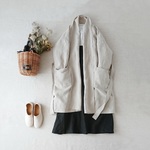 リネンローブコート　Natural