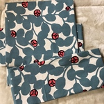 作り帯 キュート！葉っぱにピンクの蕾