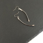 プチプラ イヤリング/樹脂フック対応　大人シンプル シルバーピアス 