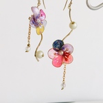 揺れる花のピアス5