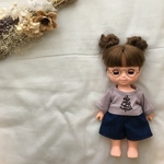 メルちゃん ソランちゃん  おっきな木のＴシャツ&デニムショートパンツ