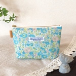 LIBERTY かくしマチポーチ ラミネート加工〈Charlotte シャーロット〉★リバティ りばてぃ