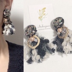 2wayピアス タッセルピアス 