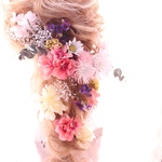 桜入荷♡八重桜×ユーカリヘッドドレス