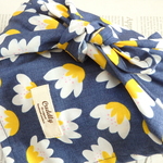 北欧柄　tulipa・ネイビー　お弁当包み