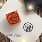 【ゴム印】マルTHANK YOU