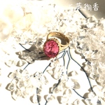 【訳ありSALE♡送料無料】イチゴゼリー♦︎リング♦︎短歌鉱脈
