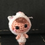 白猫ちゃんになりきりベビーちゃん
