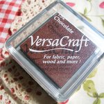 送料込み♪バーサクラフトVersa Craft(S) チョコレート VKS-154 スタンプインク 布にも♪