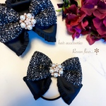 １点限定♡︎ツイードヘアゴム  《Black × White》