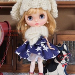 ＊キラキラ星のワンピース＊コーデ８点セット＊ blythe outfit＊ブライス ＊